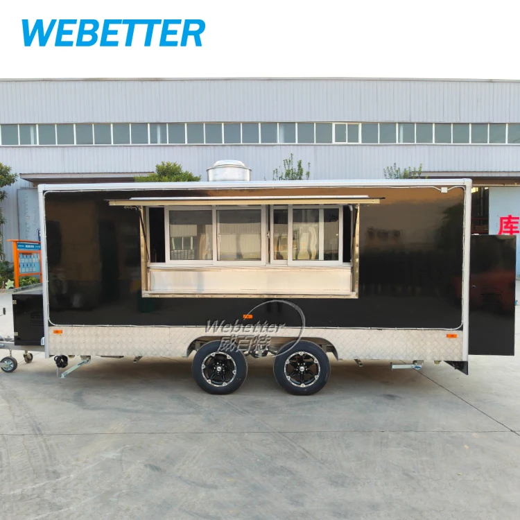 WEBETTER Custom Dining Trucks Hotdog Cart Food Truck Street Sandwich Concession Food Trailer Ice Cream Catering Truck Trailer