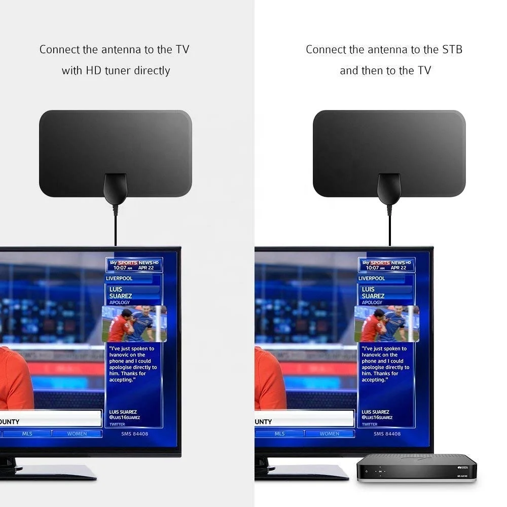 Amazon горячие продажи HDTVDVB-T2 HD цифровая внутренняя телевизионная