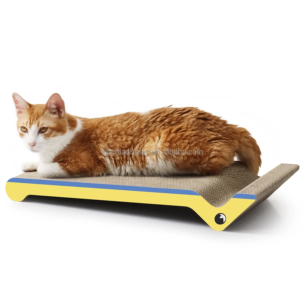Small Yellow Duck Fashion Style Cat Scratcher Comfortable Cushion Column Board Pad