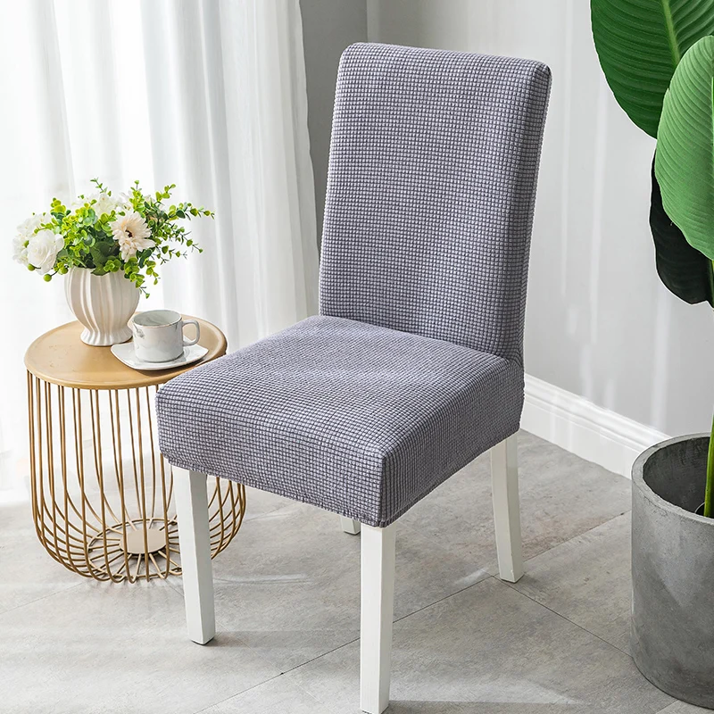 Colorful elastic thickened stretch spandex elastic chair cover seat covers for restaurant home