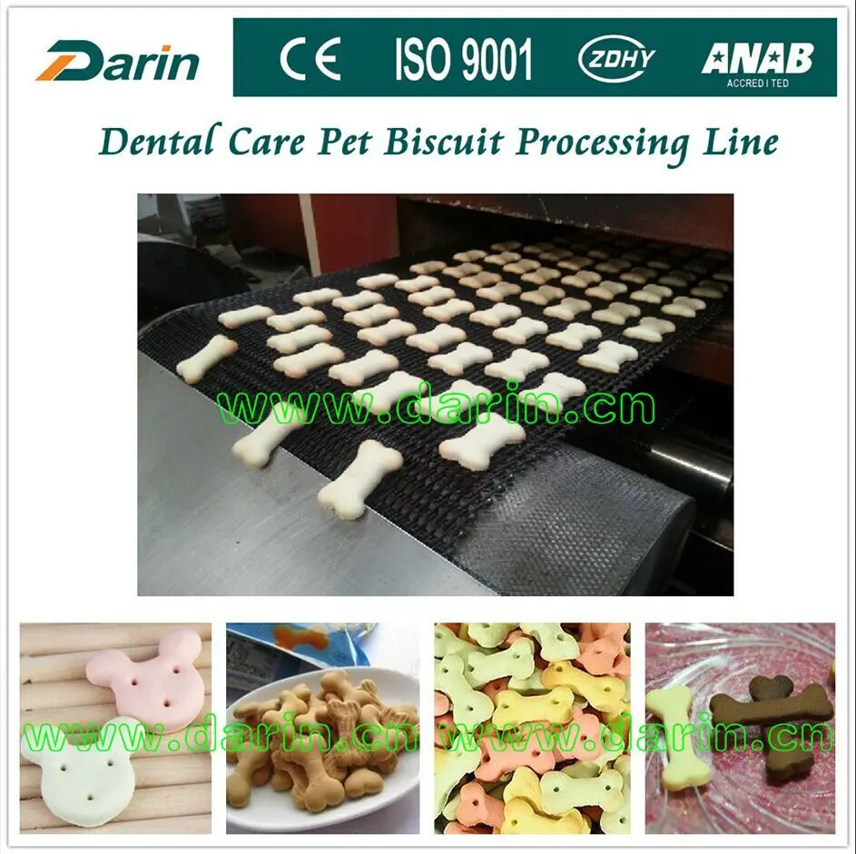 High Productivity Dog Biscuit Machine Pet Biscuit Processing Line
