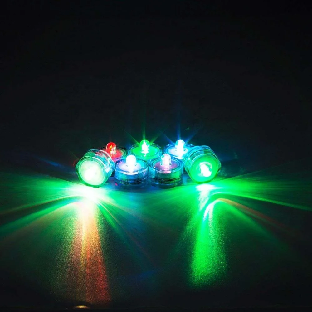 RGB colors Luces Led Decoracion Led Candle Light Led Submersible Light