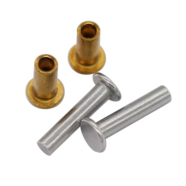Manufacturers Customize Fasteners half round Head stainless steel Semi Tubular Rivet