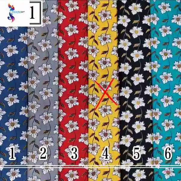 40s top beautiful flower patterns Wholesale 100% cotton poplin print ready goods stock fabric