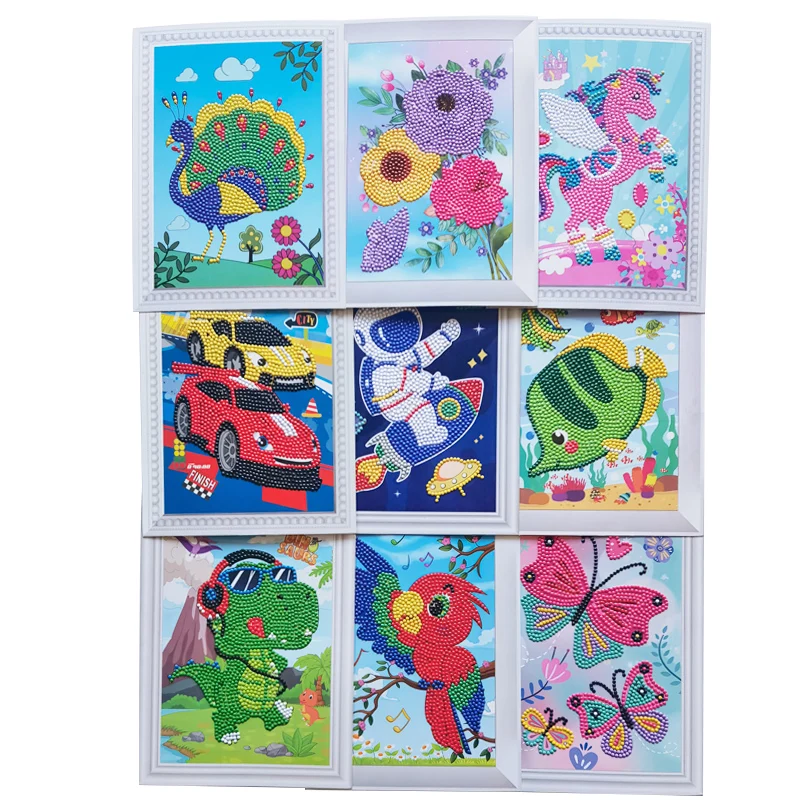 Factory Selling Children Diamonds Stickers Crafts Diamond Painting DIY Stickers For Kids