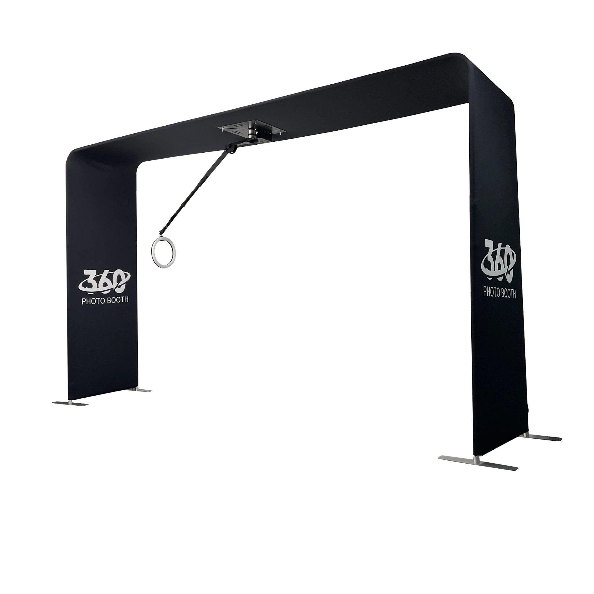 overhead 360 photo booth truss controller top spinner  magnet top vinyl portable fly around video booth