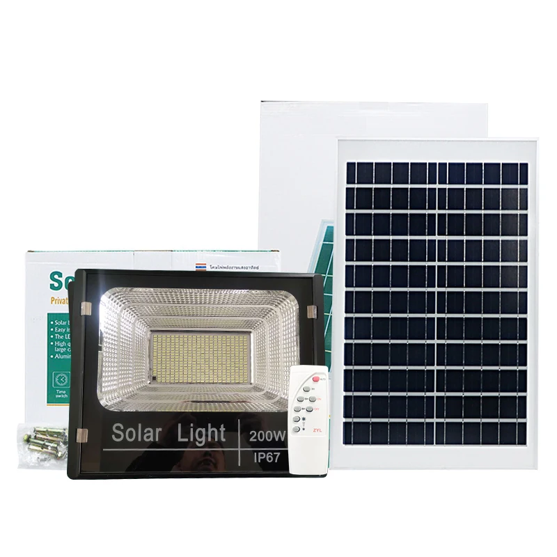 Garden Security Solar Powered Floodlight Reflector 400W 25W 40W 60W 100W 200W 300W LED Solar Flood Light