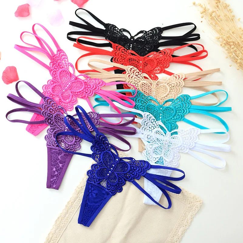 Sexy butterfly sexy panties women fashion hollow lace