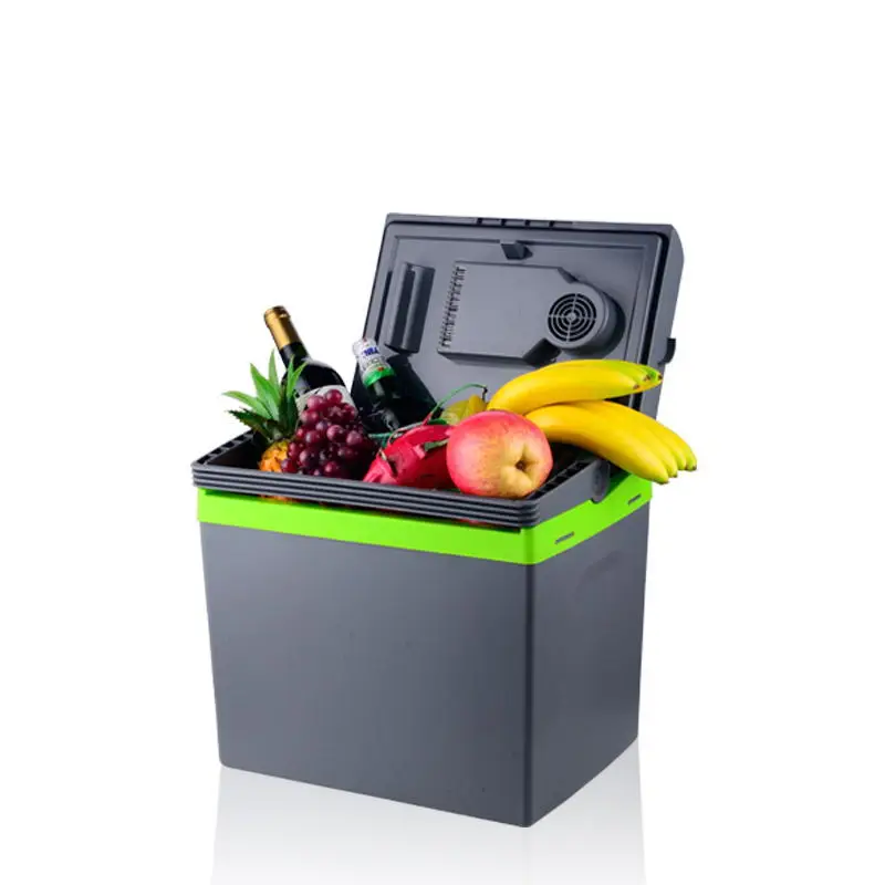 25L 12V DC 220V AC Mini Car Refrigerators Fridge Cooler Warmer For Camping