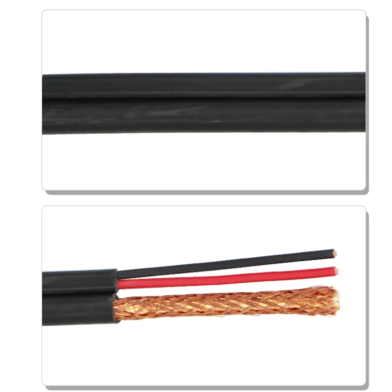 Factory OEM shielding full copper video coaxial wire and cable 20 awg rg59 coaxial cable 75 ohm