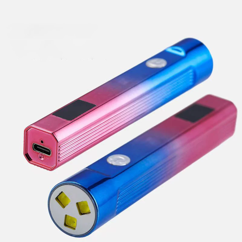 Portable Handheld Mini Nail Lamp For Gel Polish Quick Dry Flashlight Pen USB Nail Dryer Machine UV LED Nail Lamp