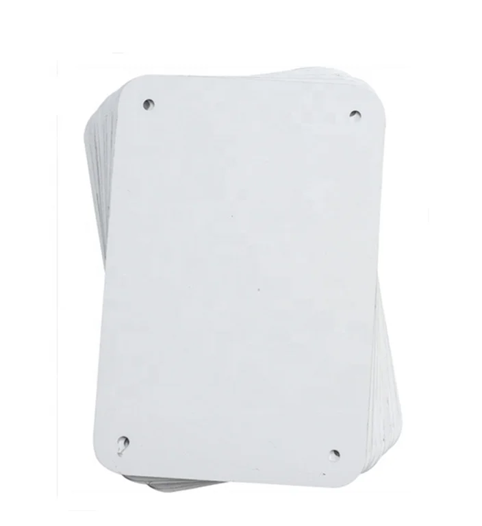 Various sizes and designs of custom metal sign blank