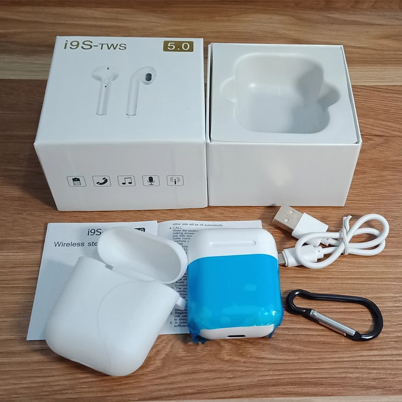 
The best quality POPs UP TWS i9s Wireless earphones V5.0 Sport earbuds Stereo Earphone for iphone for Android phones 