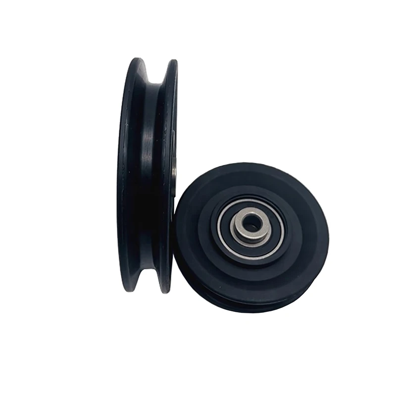 90MM Timing V Belt Snatch Block Flywheel Pulley Poulie Polea Climbing Rope Roldanas Sheave Pulley System Gym Cable Wheel Pulleys