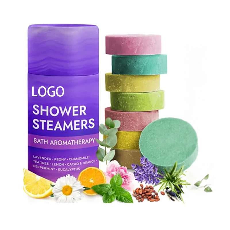 Shower Steamers 8 Scents Includes Eucalyptus Aromatherapy Menthol Shower Tablets Bomb Steamers for Women Men