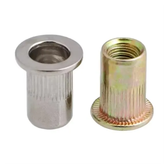 Прямая поставка с завода, заклепка из углеродистой стали, вертикальный диаметр зерна, цилиндрическая заклепка, гайка M3 M4 M5 M6 M8 M10 M12