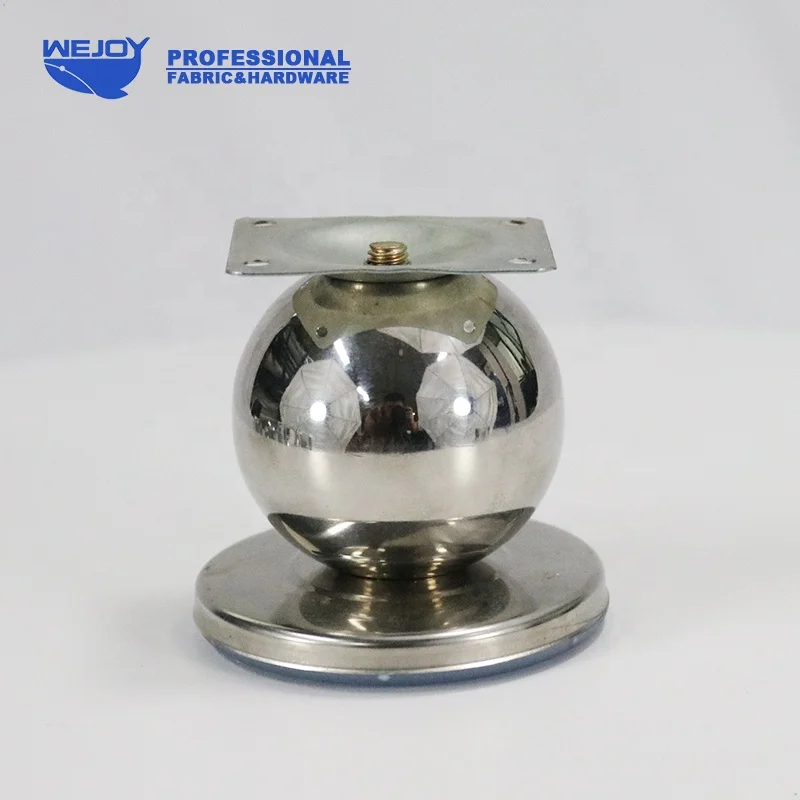 Silver high quality modern metal furniture chrome legs tube sofa stand leg metal sofa legs feet for bed