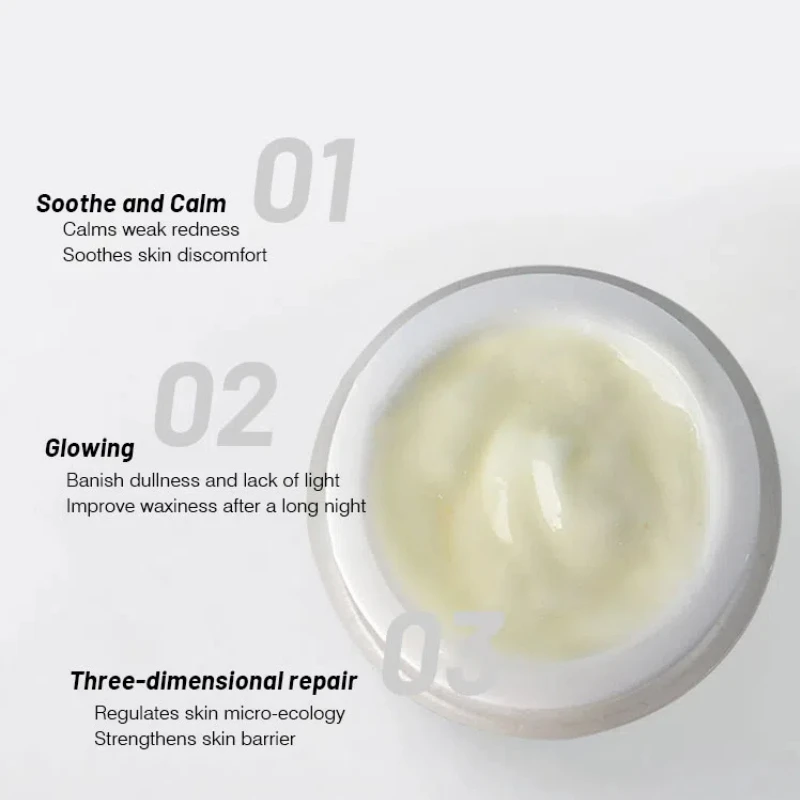 Private Label Probiotic Repair Yogurt Mask Emergency Relief Repair Improves Dull Dryness Moisturizing Spread Yogurt Face Mask
