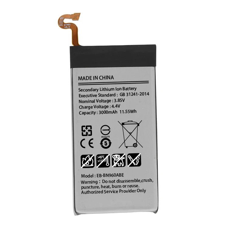 Factory Wholesale Hot Sell Smartphone Rechargeable Battery EB-BG960ABE for Samsung S9 Replacement