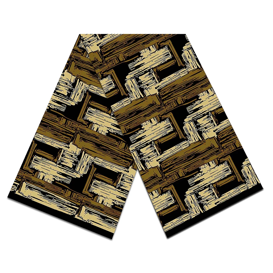 Beautiful Polyester Wax New Design Polyester Wax Cloth Export to Africa Ethnic Fabric 6 Yards African Wax Fabric Woven Batik