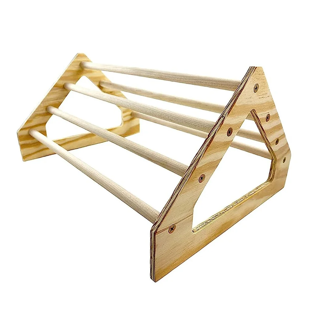 Wooden Jungle Gym Roosting Bar Chicken Toys for Coop and Brooder for Baby Chicks Pet Holder