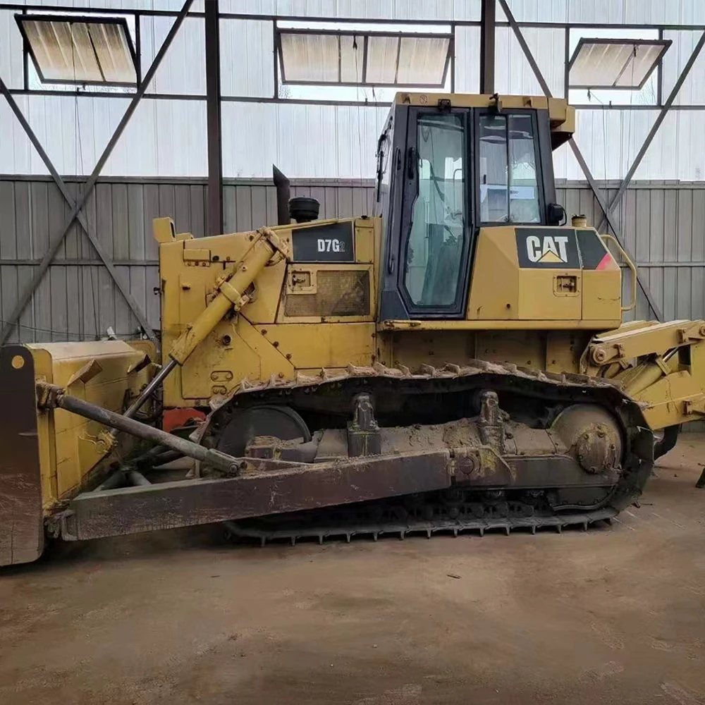 Good Condition Used Caterpillar Bulldozer D7G For Sales Big Crawler Type Bulldozer Running Hour 1108