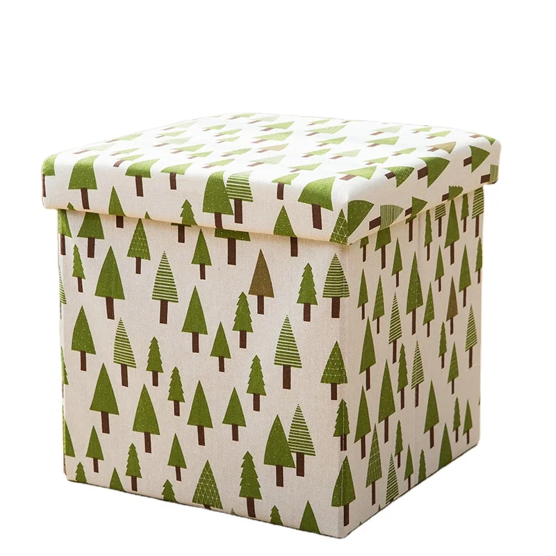 Складной стул принимает Хлопок Конопля диван стул ткань художественный магазин содержание коробки может сидеть человек