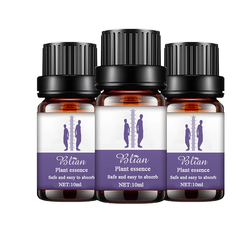 Private Label Organic Vegan Pure Essential Oil Foot Health Skin Care Promote Height Increasing Bone Growth Oil