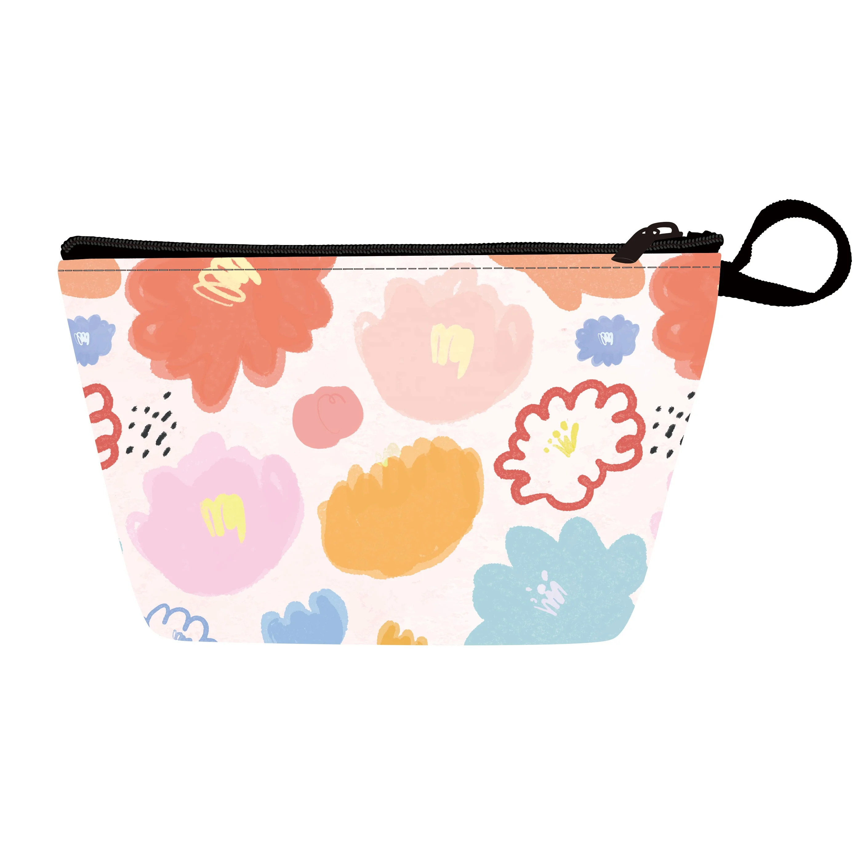 Custom Pattern Vegan PU Leather Small Makeup Bag Professional Cute Toiletry Bag Mini Pouch Travel Cosmetic bags