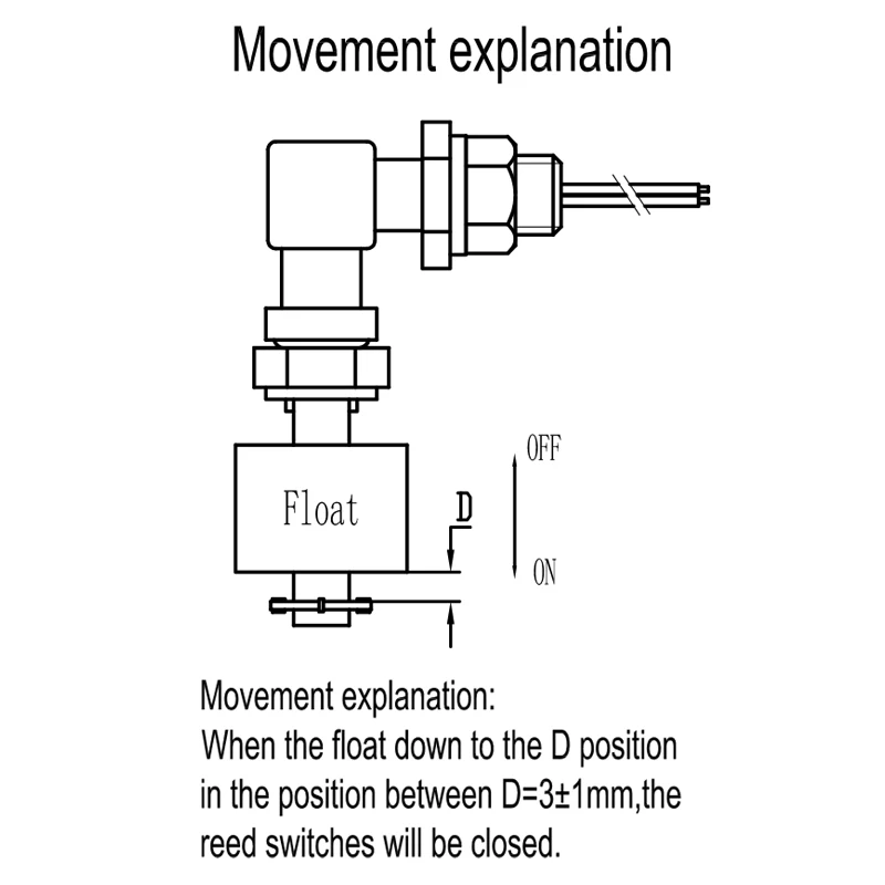 MR0835-P-Side Boiler Water Level Sensor Float Level Switch