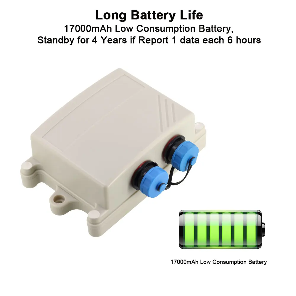 Global Roaming 17000mAh Battery Waterproof Container GPS Tracker with Multiple Locating Way Door Open/Close&Temperature Sensor