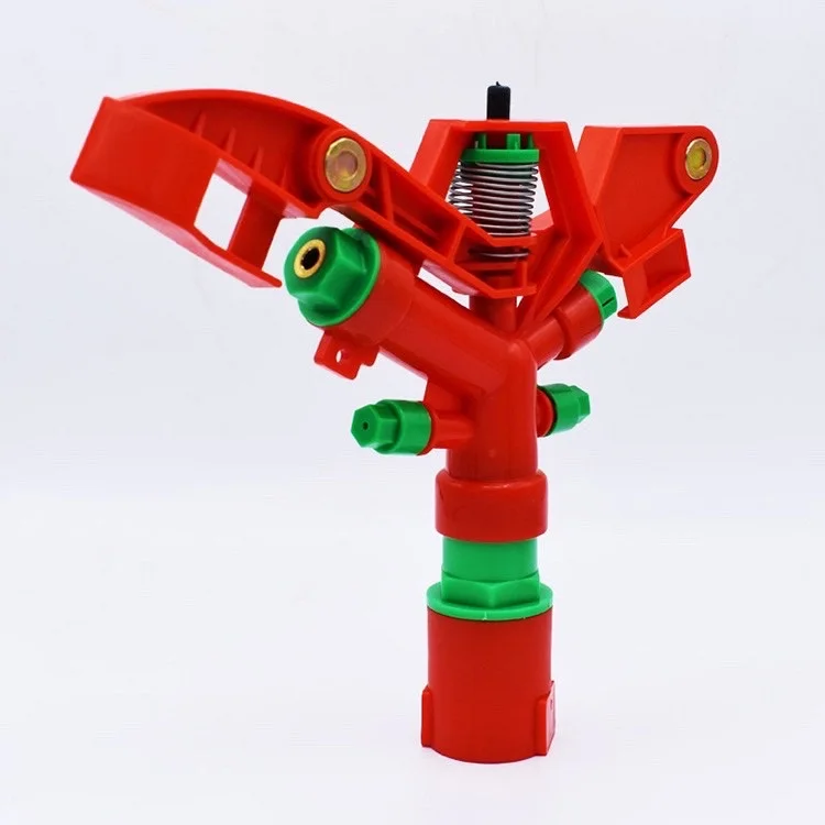 1 Inch 360 Degree Big Covering Range Plastic Rain Gun Sprinkler For Agriculture Watering Irrigation