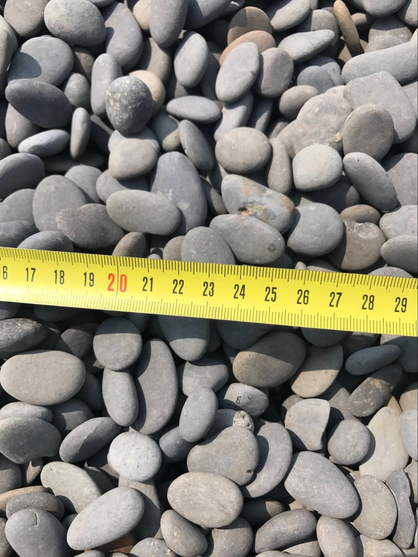 Felt Pebbles Garden Dark Grey Pebble Wash and Stones