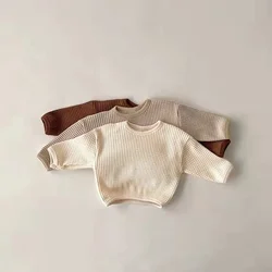 Baby T-shirt 2022 Spring newborn baby girl tops children round collar bottoming shirt all match long Sleeved