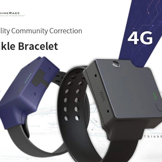 criminal 4G ankle bracelet for prisoner with geofence alarm and system development