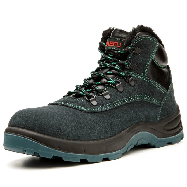 
TZLBX-165 New Degin Light Suede mens electrical insulation safety work boots waterproof engineering safety boots with fur 