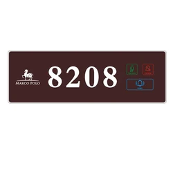 Wireless Smart Hotel Touch Panel Doorbell System with DND