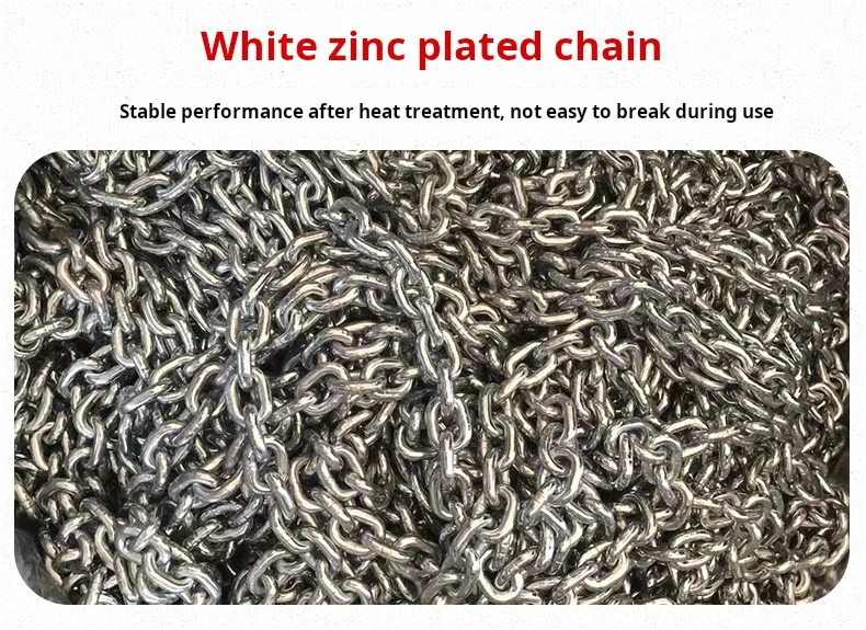 Wholesale G801t2t3t5t10t Manganese Steel Chain 6mm32mm Mining Dock Lifting Roller Chain for Guardrail and Lifting Rings