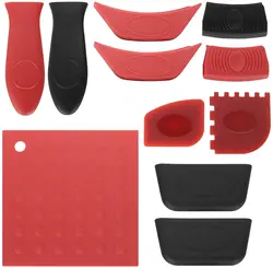 Silicone Hot Handle Holder Sleeve Grip Silicone Pot Handle Covers Cookware handle