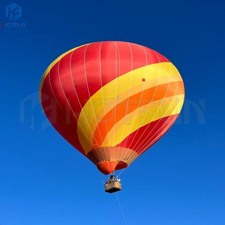 Very popular Colorful advertising Inflatable Hot Air Shape Ground Balloon ball with bright led lights for sale