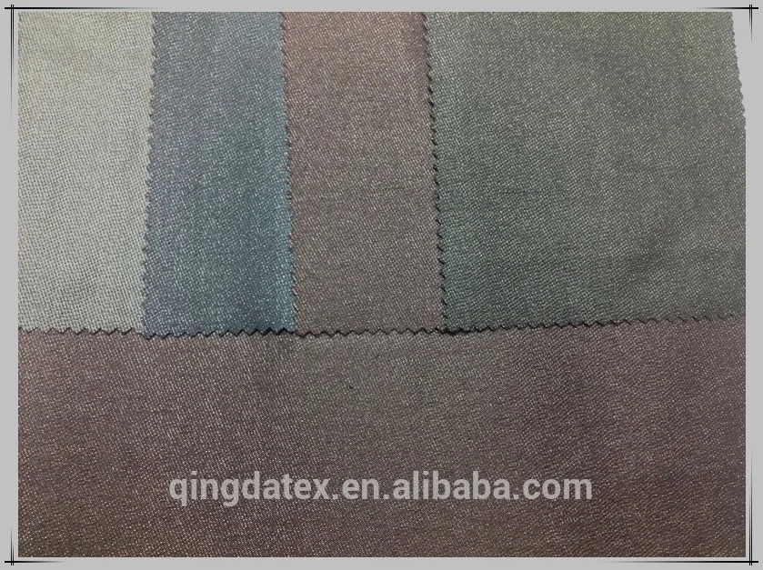 Plain design cheap price woven 90%poly 10%rayon Indian mens suit fabric