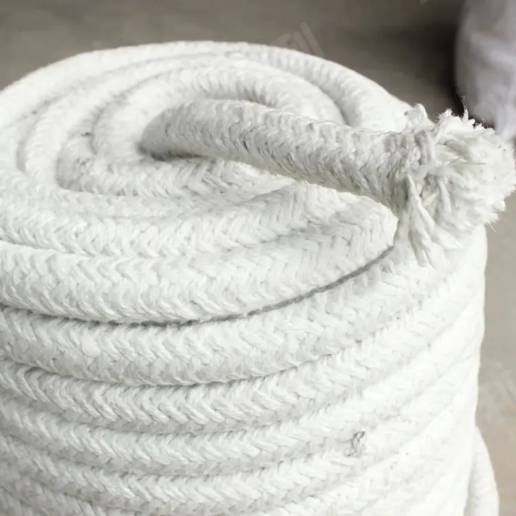 High Temperature Gasket Seals Packing Ceramic Fiber Braided Rope
