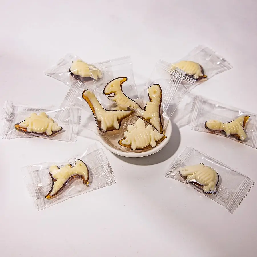 Wholesale 4D Animal Series Soft Candy Custom Zoo Dinosaur Shape Jelly Gummy Candy
