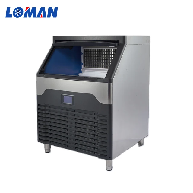 Loman Business 120kg/24hours stainless home use commercial automatic dry split type ice maker/ ice cube maker machine/ ice cube