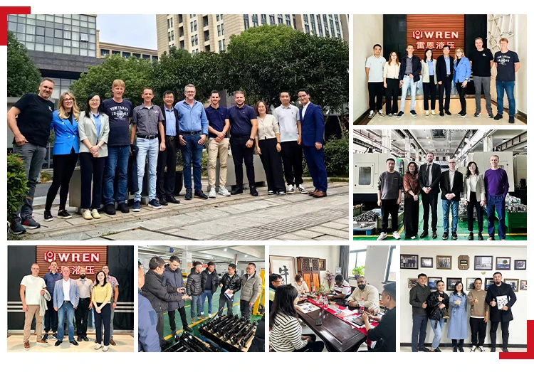 CLS5002-Series 500T Single Acting Hydraulic Cylinder High Tonnage Hydraulic Jack With Long-Term Service WREN