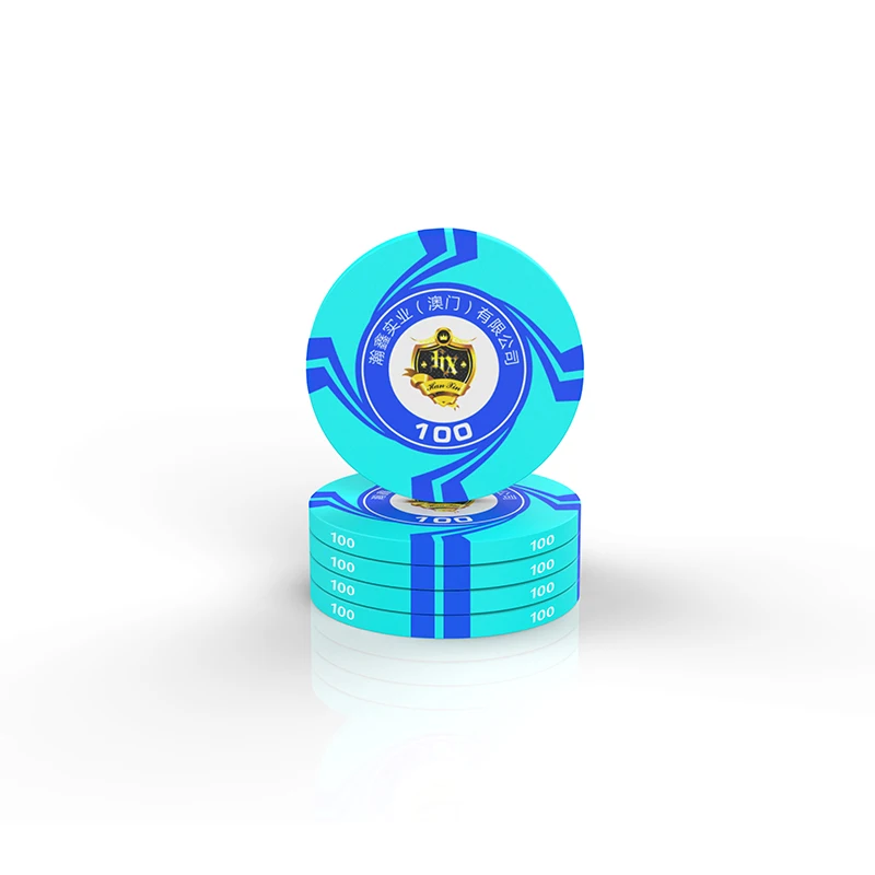 Custom Design Fichas Poker Chips Ceramic Material