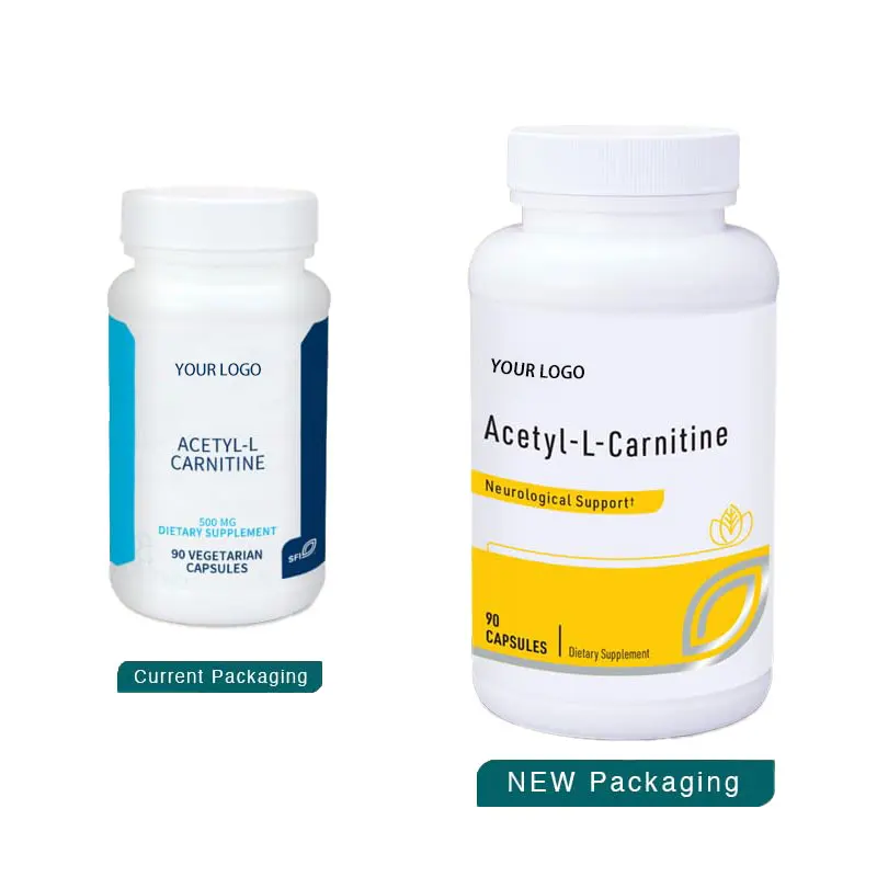 Highly absorbable vegetarian capsules support normal detoxification and hypoallergenic acetyl-L-carnitine capsules
