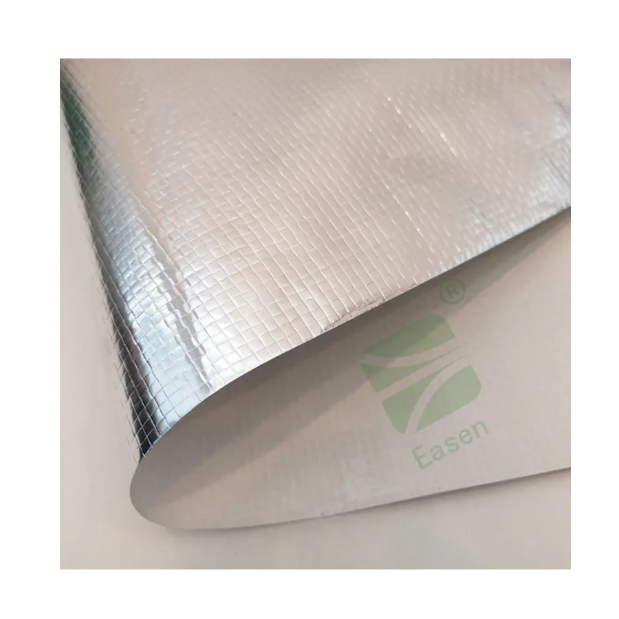 Aluminum foil Material Foil 100% Polyester Fabric