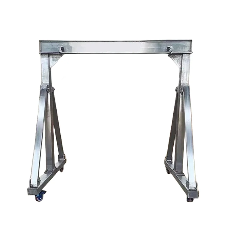 Portable 1T 2T 3T 5T 7.5T 10T Mobile Aluminium Alloy Electric Wireless Remote Control Support Frame Gantry Crane