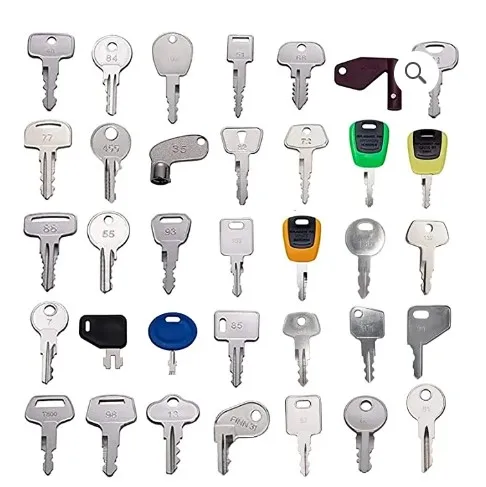 Heavy Equipment Keys Master Set of 75 with Bobcat JD Construction Operator Keys JLG JCB Kubota Komatsu Toyota Volvo Caterpillar